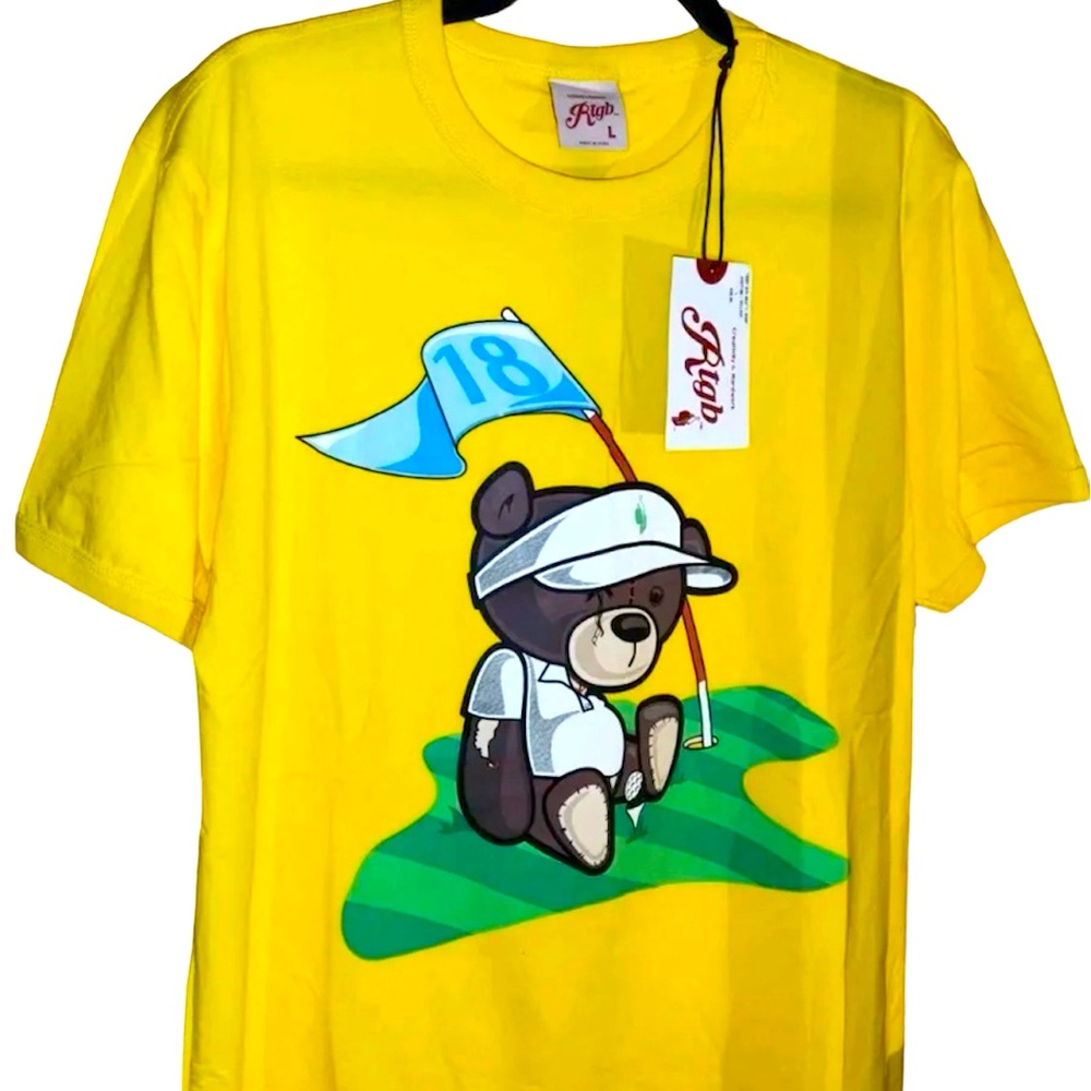 Rtgb 12th hole‎ Bear Golf Shirt Dead Stock